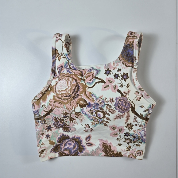 Jessica Simpson Active Floral Women's Top - Multicolor Sz S - Picture 1 of 5